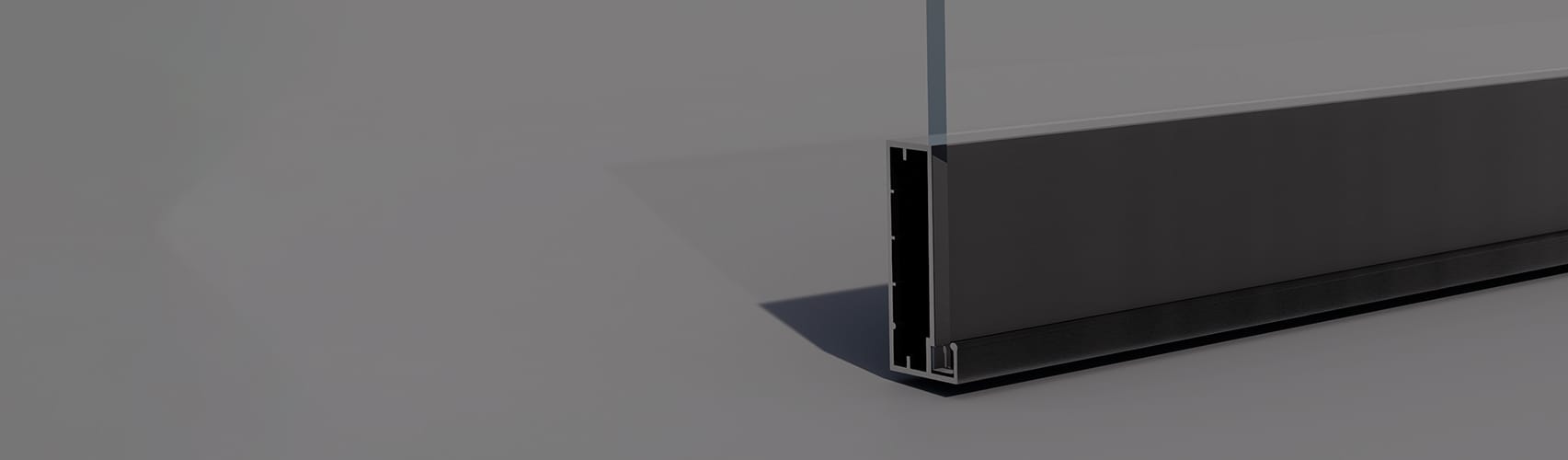 Aluminum Frame Door Profile Without Handle