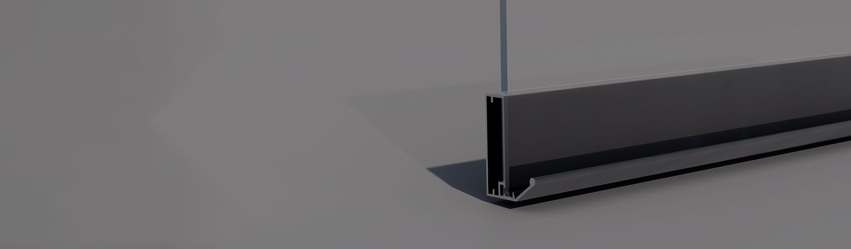 Aluminum Frame Door Profile Without Handle