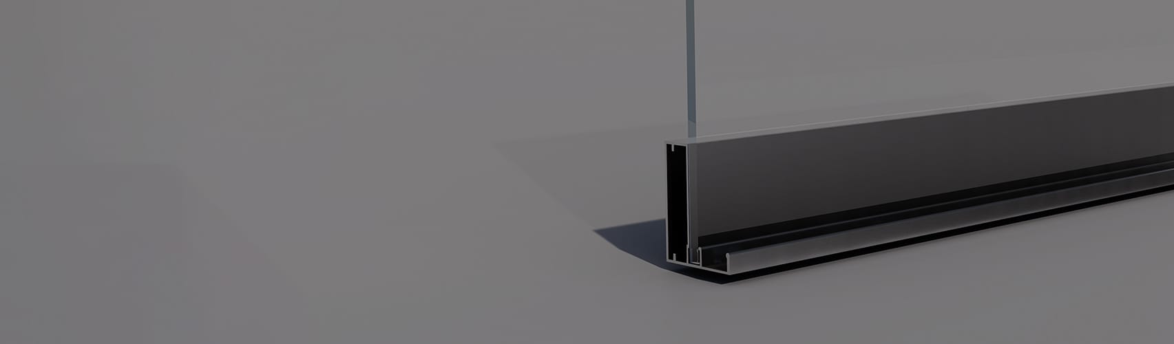 Aluminum Frame Door Profile With Flat Handle