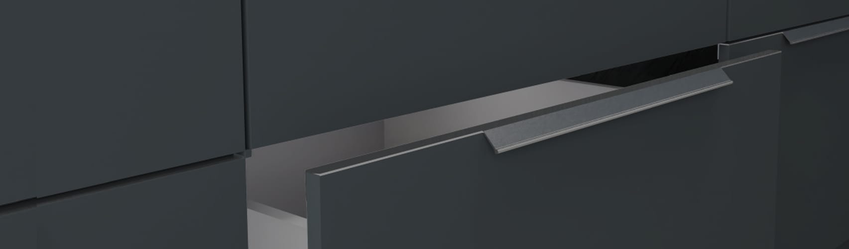 Aluminium L. Type Integrated Handle