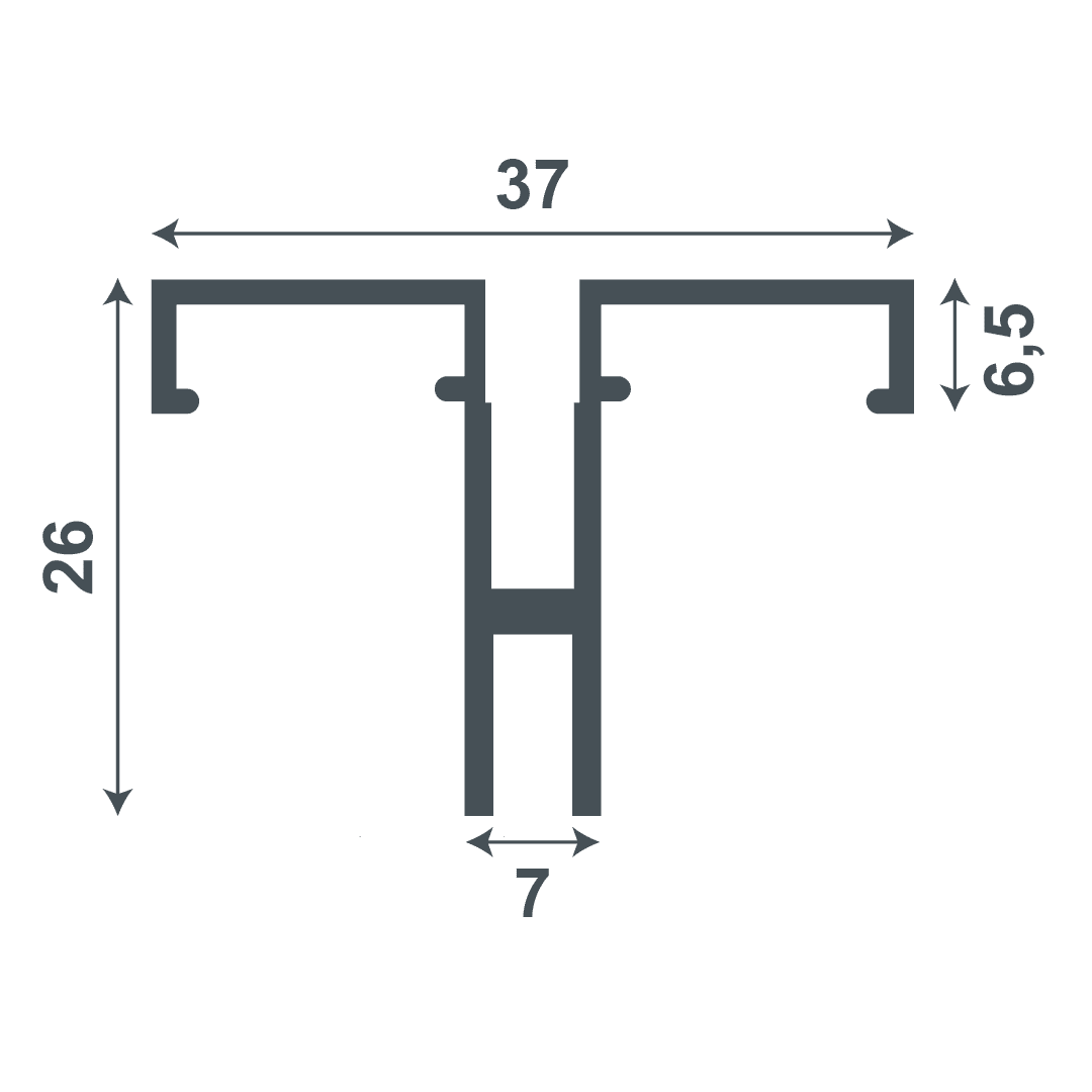 Suport Șină cu O Singură Gaură - Teknik Çizim