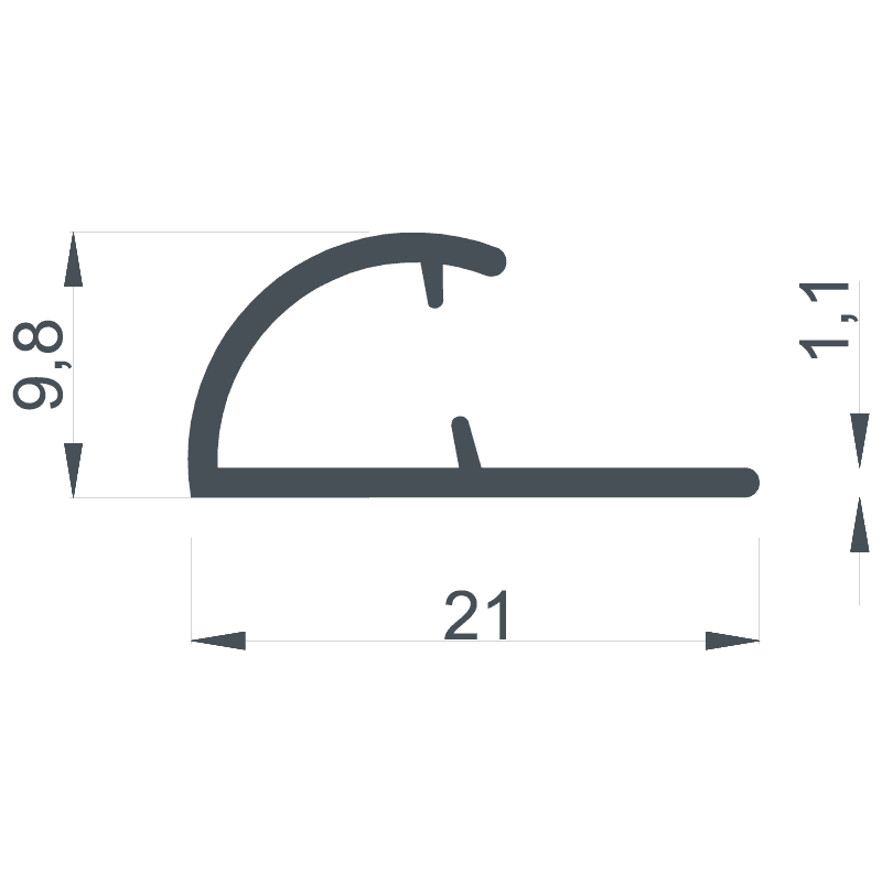 Bumb Cover Profiles - Teknik Çizim